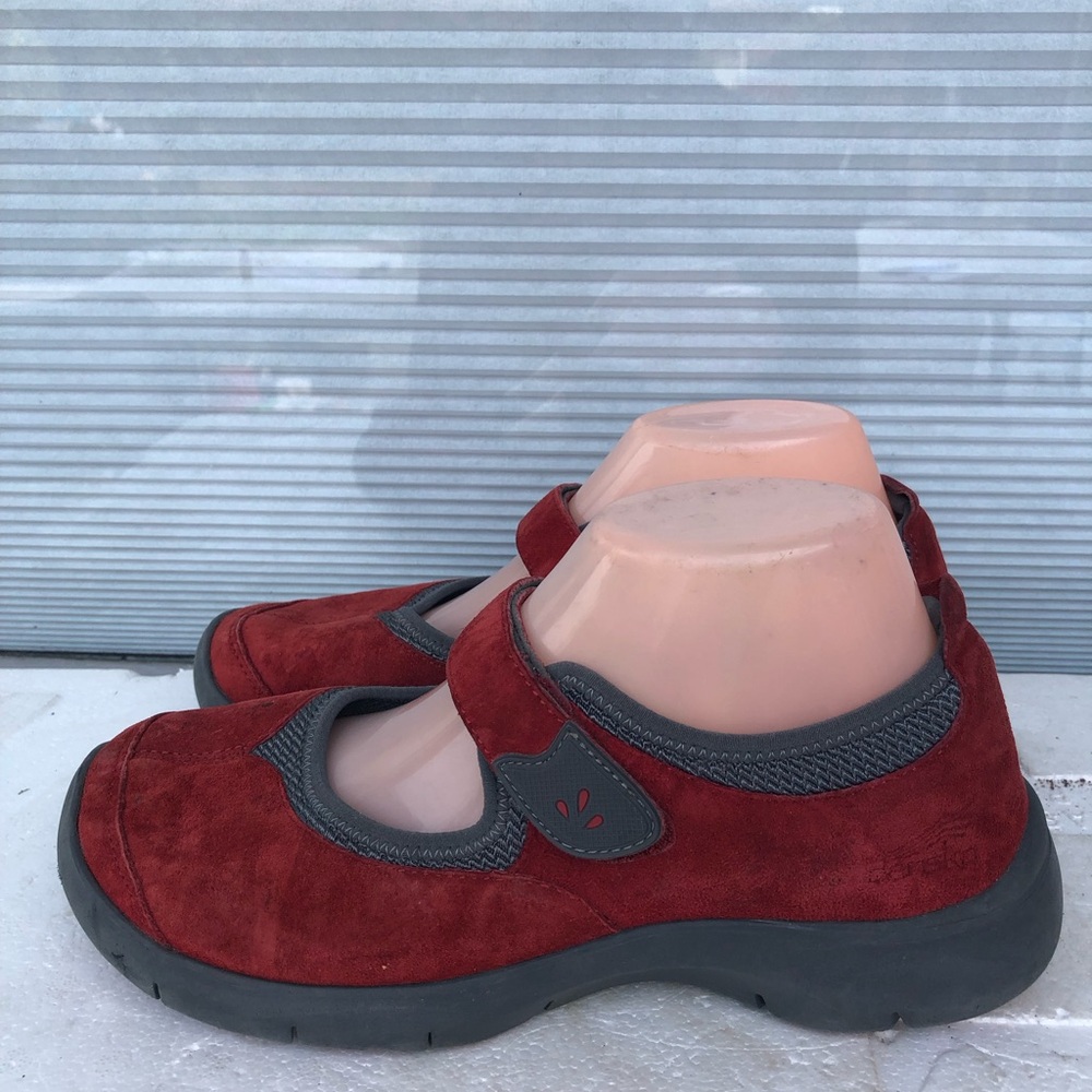 DANSKO Women’s Red Leather Suede Mary Jane's Size 38/7.5US
